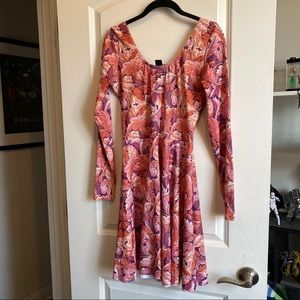 Black Milk Clothing Long sleeve Skater Dress